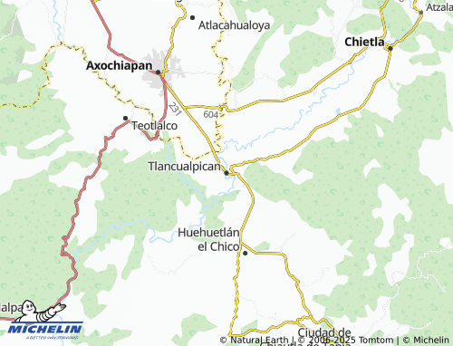 MICHELIN Tlancualpican map - ViaMichelin
