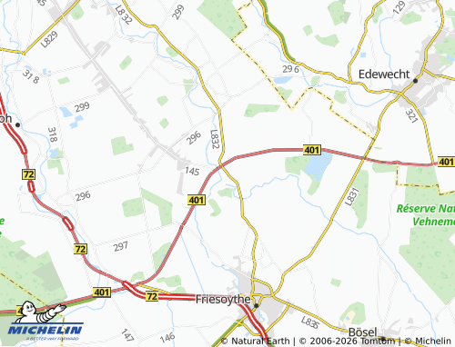 MICHELIN Kampe map - ViaMichelin