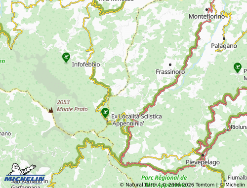 Kaart MICHELIN Fontanaluccia - ViaMichelin