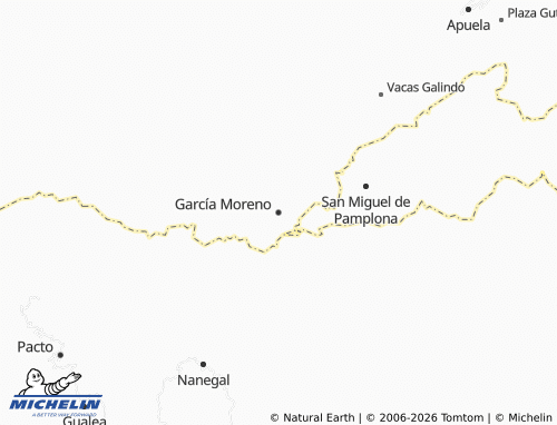 Mappa MICHELIN García Moreno - ViaMichelin