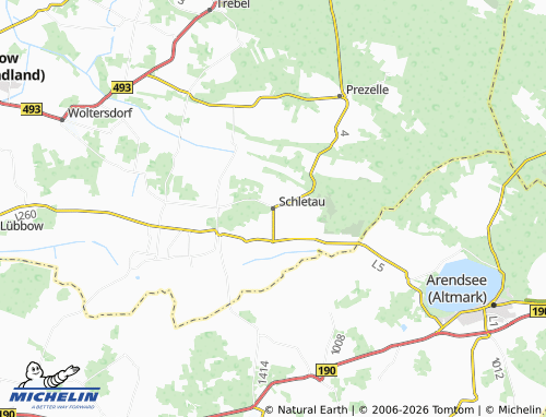 MICHELIN Schletau map - ViaMichelin