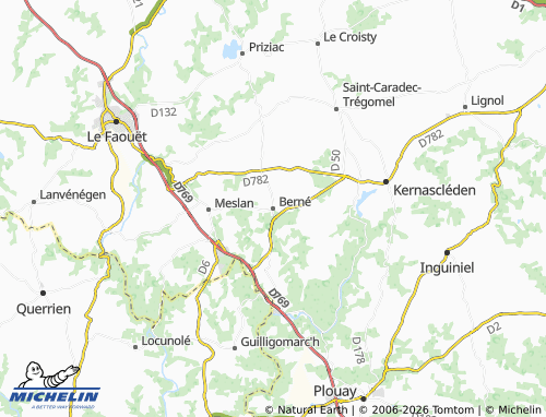 Mappa MICHELIN Berné - ViaMichelin