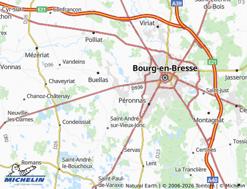 Carte MICHELIN Saint-Rémy - ViaMichelin