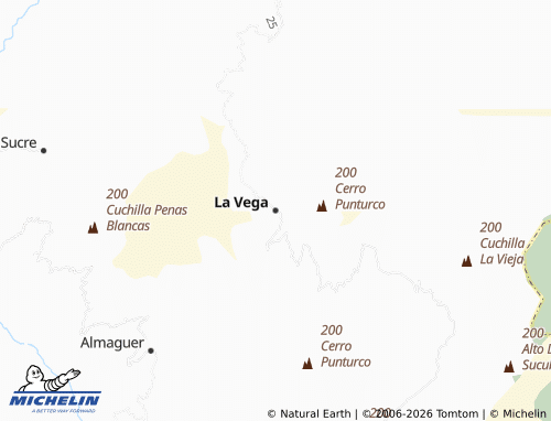 MICHELIN La Vega map - ViaMichelin