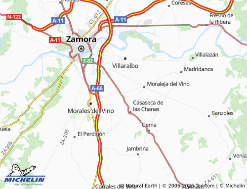 MICHELIN Arcenillas map - ViaMichelin