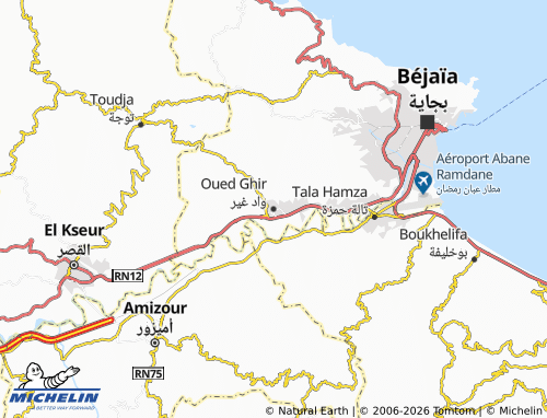Mapa MICHELIN Wad Ghayr - ViaMichelin