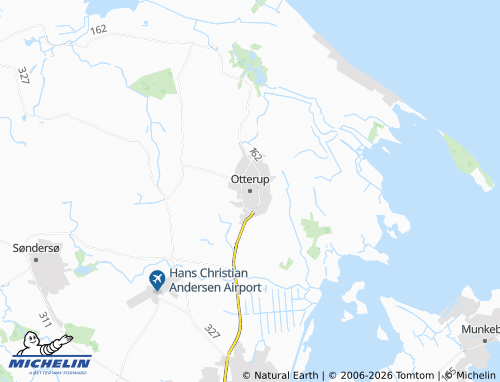 MICHELIN Otterup map - ViaMichelin