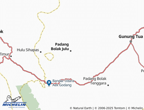 MICHELIN Batu Gana map - ViaMichelin