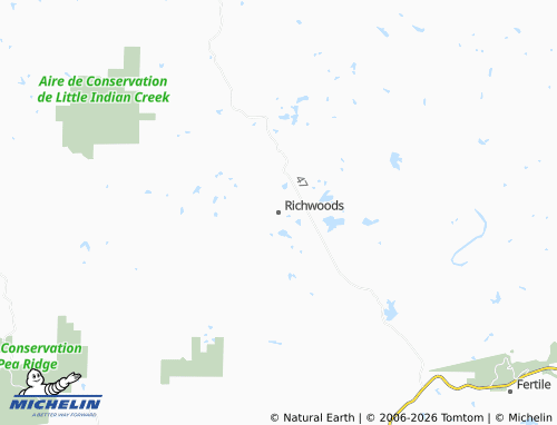 Mapa MICHELIN Richwoods - ViaMichelin