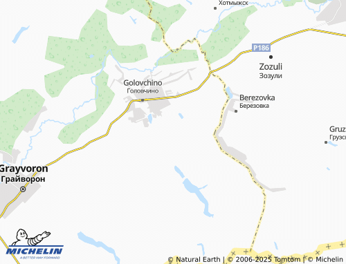 MICHELIN Khotmyzhsk map - ViaMichelin
