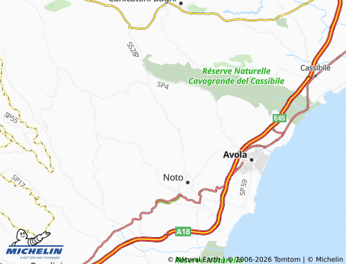 MICHELIN Lenzevacche map - ViaMichelin