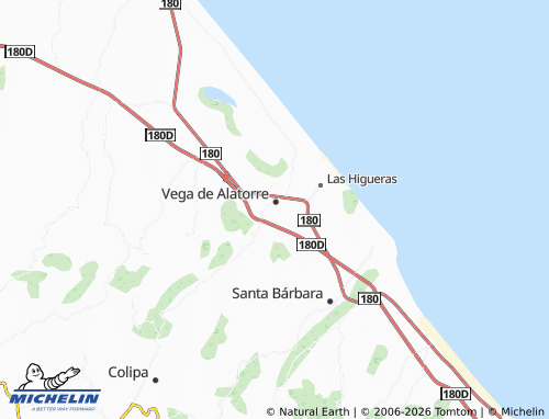 Mapa MICHELIN Diana Baja - ViaMichelin