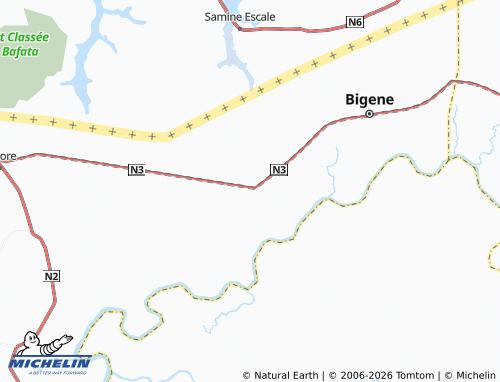 MICHELIN Barro map - ViaMichelin