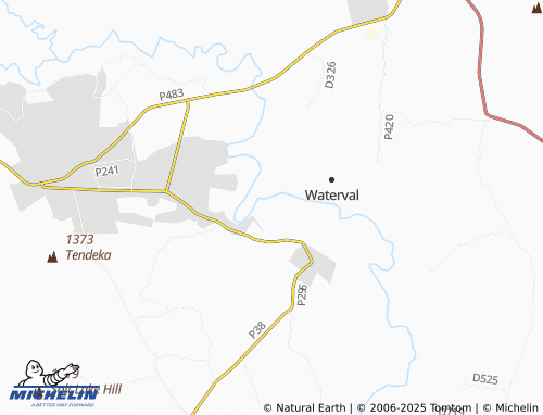 MICHELIN Mafahlawane map - ViaMichelin