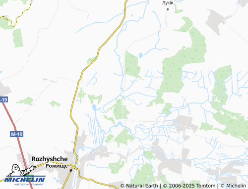MICHELIN Vyshen'ky map - ViaMichelin