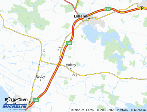 MICHELIN Ramsherred map - ViaMichelin
