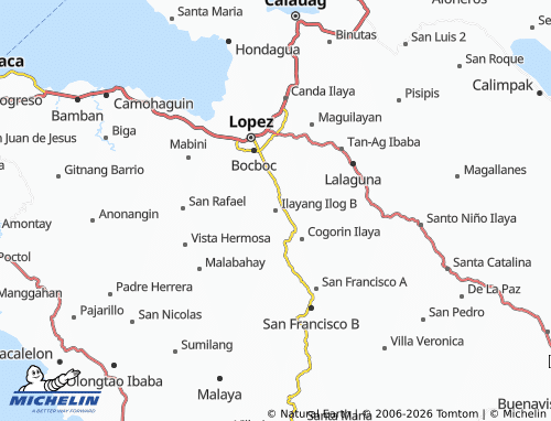 MICHELIN Ilayang Ilog B map - ViaMichelin