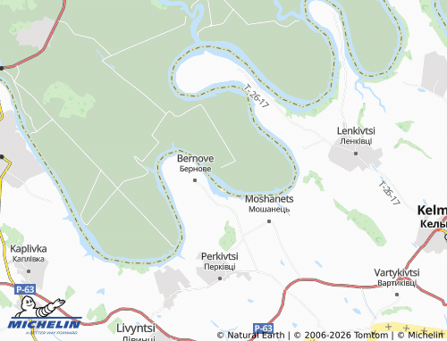 MICHELIN Kavetchyna map - ViaMichelin