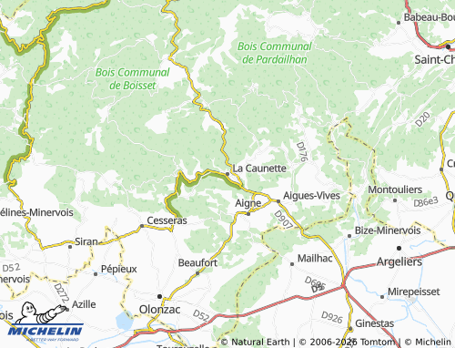 Mappa MICHELIN La Caunette - ViaMichelin