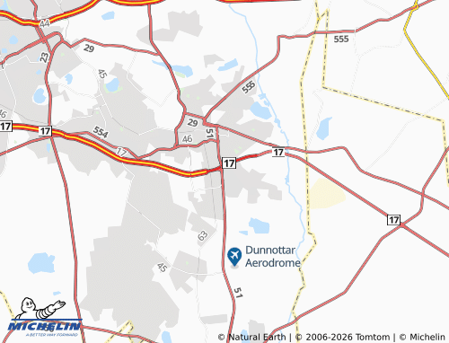 MICHELIN-Landkarte Nuffield - ViaMichelin