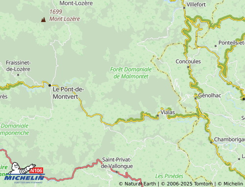 MICHELIN La Vialasse map - ViaMichelin