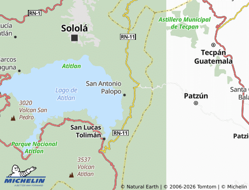 Mappa MICHELIN San Antonio Palopo - ViaMichelin