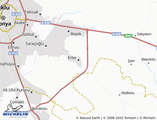 MICHELIN Erler map - ViaMichelin