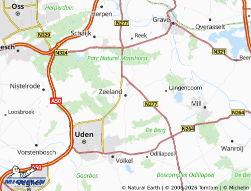 MICHELIN Zeeland map - ViaMichelin