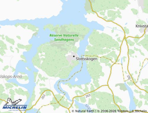 MICHELIN Slottsskogen map - ViaMichelin