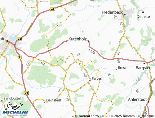 MICHELIN Sadersdorf map - ViaMichelin