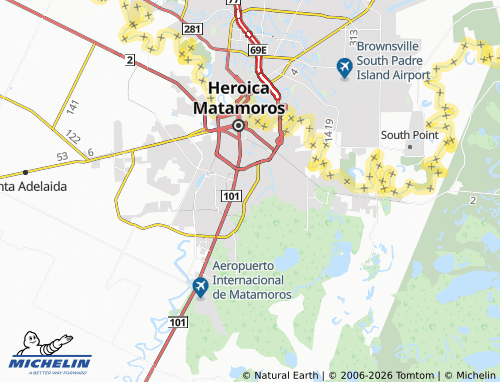 Mappa MICHELIN Niños Héroes - ViaMichelin