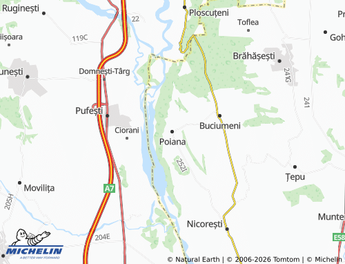 Mappa MICHELIN Poiana - ViaMichelin
