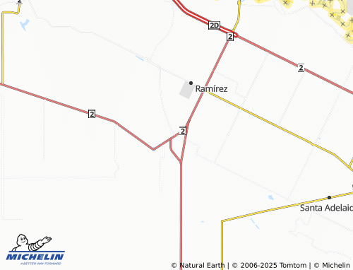 MICHELIN Presidente Cárdenas map - ViaMichelin