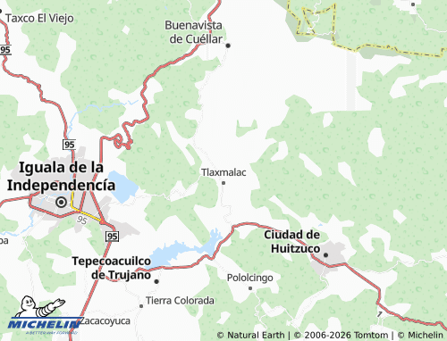 MICHELIN Juanacate map - ViaMichelin