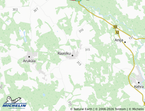 MICHELIN-Landkarte Raasiku vald - ViaMichelin