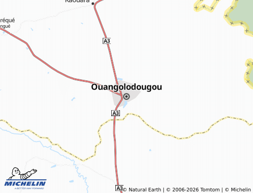 MICHELIN-Landkarte Ouangolodougou - ViaMichelin