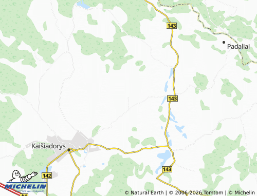 MICHELIN-Landkarte Kasčiukiškės - ViaMichelin