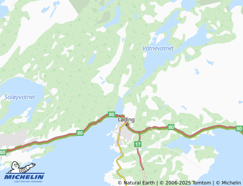MICHELIN Hopen map - ViaMichelin