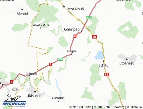 MICHELIN Naipu map - ViaMichelin