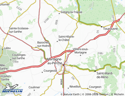 MICHELIN Ligni map - ViaMichelin