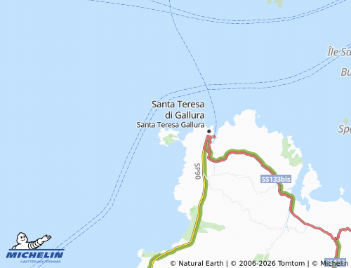 Mapa MICHELIN Capo Testa - ViaMichelin