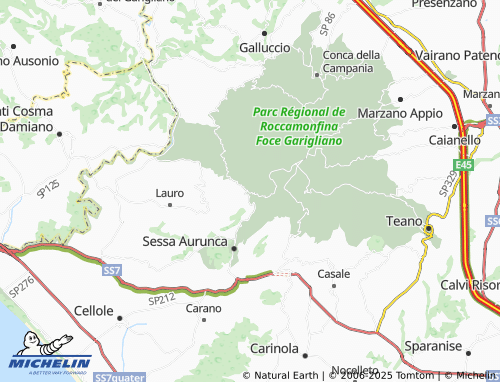 MICHELIN Ponte map - ViaMichelin