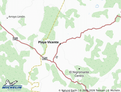 Mapa MICHELIN Emiliano Zapata - ViaMichelin