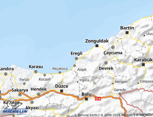 MICHELIN Ereğli map - ViaMichelin
