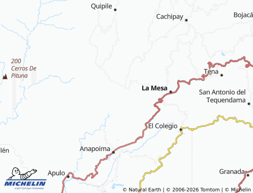 Mapa MICHELIN El Tigre - ViaMichelin