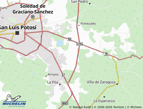 MICHELIN Barbelo II map - ViaMichelin