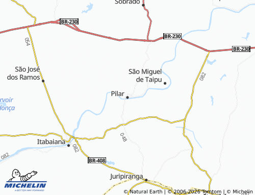 Mapa MICHELIN Pilar - ViaMichelin