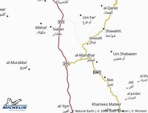 MICHELIN-Landkarte al-Far'ah - ViaMichelin