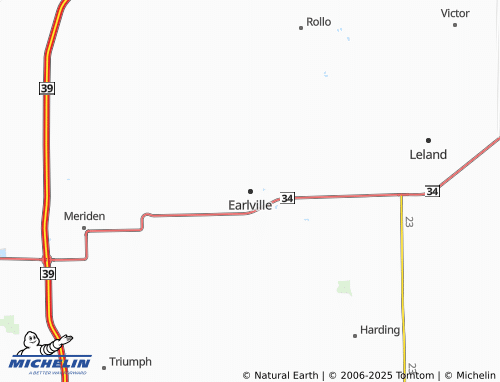 MICHELIN Earlville map - ViaMichelin