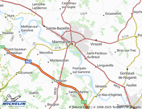Carte MICHELIN Coussan - ViaMichelin